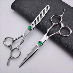 Kit de ciseaux de coupe de cheveux Ciseaux Ciseaux de coiffeur professionnels 6,0 pouces Texture Amincissement Ensemble de co