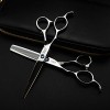 Ensemble de ciseaux professionnels pour gaucher de coiffeur de 15,2 cm, ciseaux droits de salon de coiffure et outils de coif