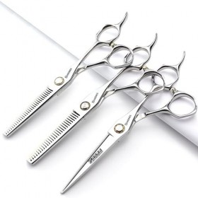 Japonais 440c Hair Studio coiffeur coiffeur Styling pro toolset Fashion 6 ciseaux de coupe de cheveux et ciseaux efficaces 