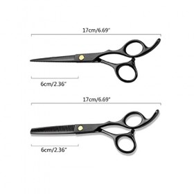 xuangui Ylingling Store Ciseaux de Cheveux 10pcs 6 Pouces Coiffure de Coiffure Coupure de Cisaillement Professionnel Salon