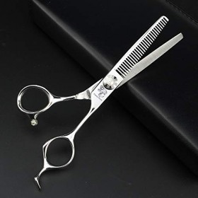 JHYS Kit de Ciseaux de toilettage, Ciseaux de Coiffure de 6 Pouces Cheveux à Coupe Rapide Professionnels Ciseaux Confortables