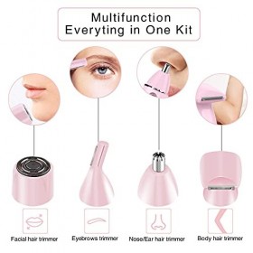 Tondeuse Du Nez Oreilles Électrique Oreille - Rasoir à Nez Électrique, Epilateur Nez Oreille Sourcils Homme Électrique Femme 