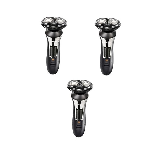 minkissy 3 Pièces Rasoir Pour Hommes Rasage Rasoir Électrique Hommes Rasoirs Pour Le Rasage Électrique Temples Coupe-Cheveux 