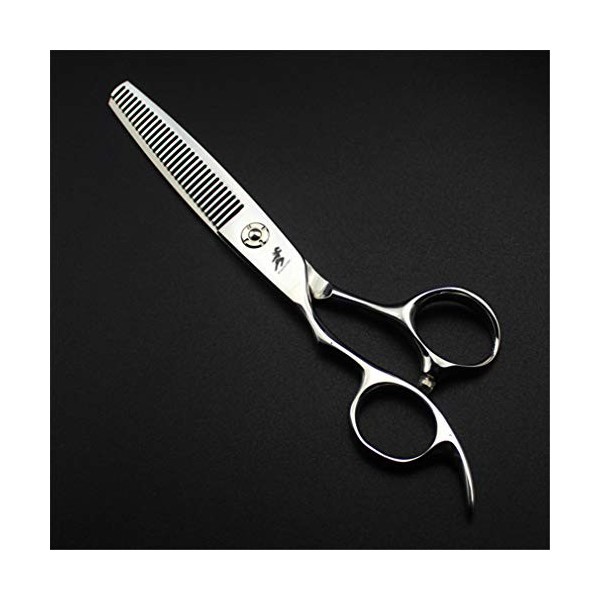 Gauche Coiffure Main Ciseaux Set Japon De Haute Qualité en Acier 440C Haircut Ciseaux Plat Dents Ciseaux Coiffeur Salon De Co