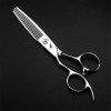 Gauche Coiffure Main Ciseaux Set Japon De Haute Qualité en Acier 440C Haircut Ciseaux Plat Dents Ciseaux Coiffeur Salon De Co