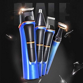 Jeu de tondeuse électrique à cheveux électriques, mute ménage multi-fonctionnel de rasoir de rasoir à nez de coiffure, lavage