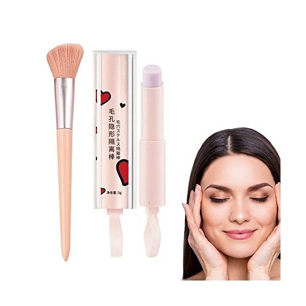 2023 New Magical Pore Eraser Waterproof Face Primer Stick, Loy hanc Invisible Pores Base Stick, Invisible Pore Primer Stick, 