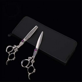 LBYB Ciseaux De Coiffure, 6.0 Pouces Professionnel De Haute Qualité Set Ciseaux en Acier Inoxydable, Salon Barbiers, Hommes, 