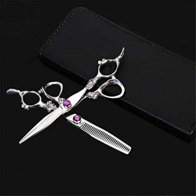 LBYB Ciseaux De Coiffure, 6.0 Pouces Professionnel De Haute Qualité Set Ciseaux en Acier Inoxydable, Salon Barbiers, Hommes, 