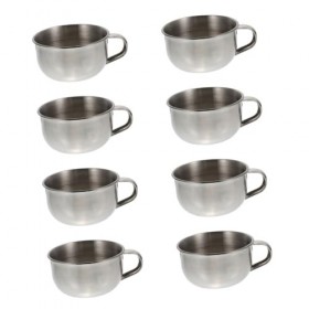 Beavorty 8 Pcs Bol De À Raser Bol À Raser Pour Hommes Accessoire De Rasage À Raser Pour Hommes Crème À Raser De Voyage Tasse 