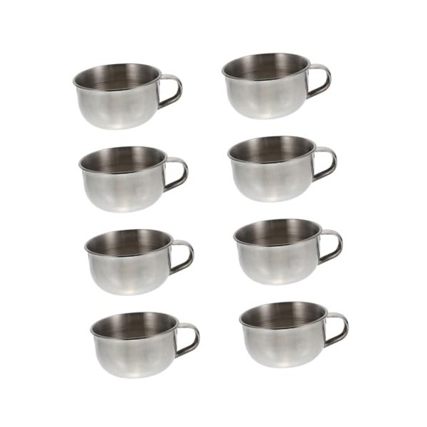 Beavorty 8 Pcs Bol De À Raser Bol À Raser Pour Hommes Accessoire De Rasage À Raser Pour Hommes Crème À Raser De Voyage Tasse 