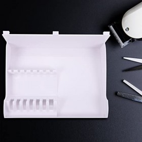 FRCOLOR 4 Pièces Ciseaux Peigne Prise Accessoires Pour Cheveux Plateaux En Plastique Organisateurs De Coiffure Porte-Ciseaux 