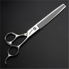 740C 440C Professional Argent Ensembles De Ciseaux De Coupe De Cheveux, Outils De Cisaillement De Coiffure De Coiffeur Salo