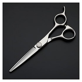 Xiaozhoukeji 6,0 Pouces poignée Droite Ciseaux Ciseaux de Coiffure, Ciseaux de Coiffure, Ciseaux Plats, Ciseaux de Ciseaux, C...