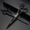 Ciseaux De Coupe De Cheveux Set 6.0 Pouces, Coiffure Ciseaux Droits + Dents Ciseaux Outils en Acier Inoxydable Barber and Li