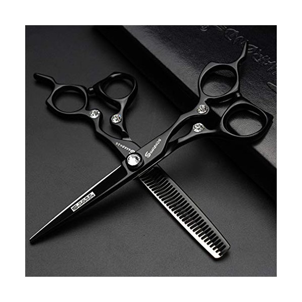 6,0 Pouces Professionnel Ciseaux De Coiffure Set, Salon De Coiffure Ciseaux Salon Outil Styling en Acier Inoxydable Ciseaux 