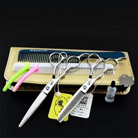 Ciseaux Gauche Coiffure Main Set, Ciseaux Styling Cheveux, 6,0 Pouces Ciseaux De Cheveux Garniture Homme Et Femme, pour Gauch