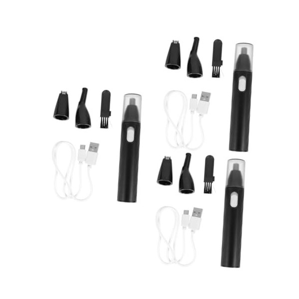 minkissy 4 Ensembles Nez Tondeuse À Cheveux Maison Épilateur Électrique Vibrissa Tondeuse Nez Tondeuse À Cheveux Tondeuses À