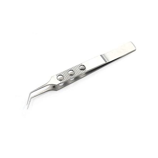 VANGLI Tweezers Micro tweezers with teeth and hooks, thread removal tools, instruments, and tools for clamping ruby and diamo