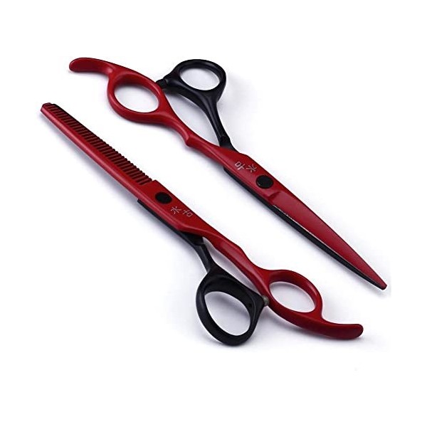 Ciseaux de coiffure Ciseaux de coiffeur Kit doutils de coupe de cheveux en acier inoxydable tranchant pour salon de coiffure