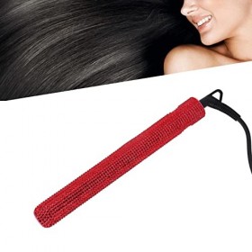 Strass Fer Sûr économie dénergie Cheveux Roux Fer Droit Voyage daffaires Courtes Heures de Travail Prise UE 220V 