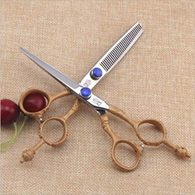 GaoF Ciseaux de Coiffure Haut de Gamme-kit de cisailles à effiler, Ciseaux de Coiffeur Professionnels, résistants à la Corros