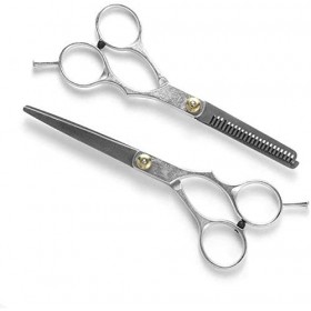 Ensemble de coiffure 2pc salon professionnel coupe de cheveux amincissementciseaux de coupe de cheveuxciseaux de coupe de che