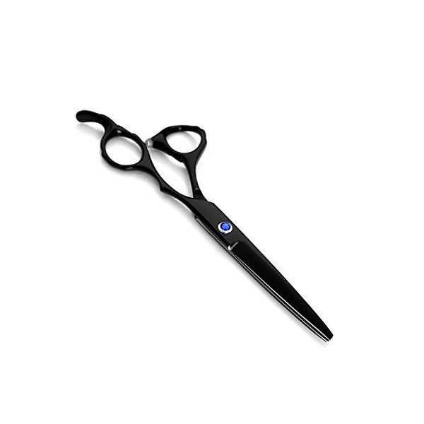 Ciseaux de coupe de cheveux noirs de 6 pouces, coiffeur amincissant les cheveux, ciseaux de coupe de cheveux de maquillage, c