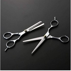 Ensemble de coiffure 2 pièces salon professionnel coupe de cheveux amincissementciseaux de coupe de cheveuxciseaux de coupe d