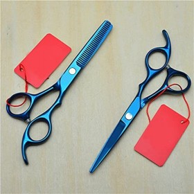 Ciseaux de coupe de cheveux professionnels Ciseaux de coupe de coiffure + Ciseaux de coupe de cheveux amincissants Outils de 
