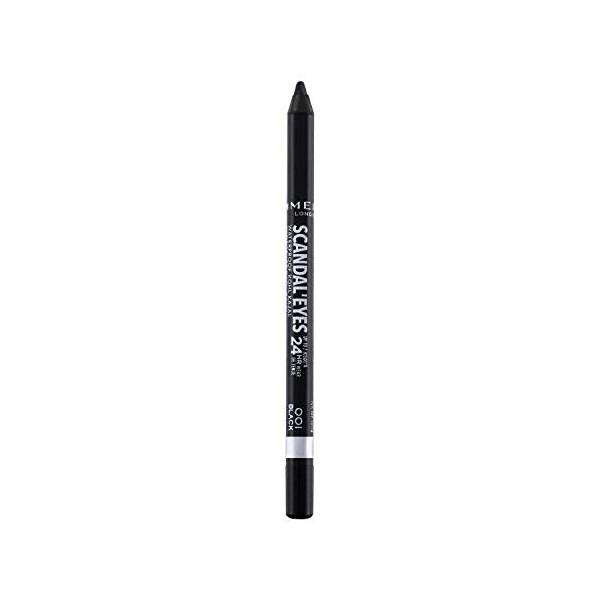 Rimmel Scandaleyes - Crayon Khôl Waterproof pour les Yeux Khôl - Noir 1-2 g