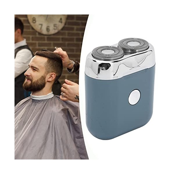 Tondeuse électrique, Tondeuse à Cheveux électrique, Mini Rasoir à Barbe électrique, Petite Tondeuse à Barbe Portable pour Voy