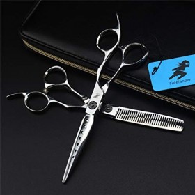 Ciseaux De Coiffure 6.0 Pouces Japon Haute Qualité 440C en Acier Inoxydable Ensemble, Ciseaux De Coiffure pour Hommes Et Femm