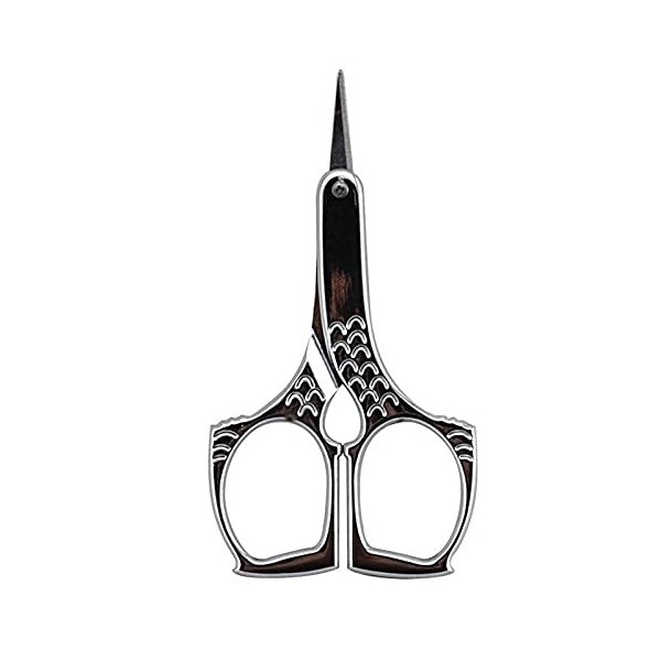 FURLOU Ciseaux de bureau, ciseaux artisanaux, 1Pc sourcils nez cheveux ciseaux Cutter petits outils à ongles manucure coupe p