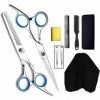 Ciseaux de coiffeur Ciseaux de coiffure 9 PCS Ciseaux de cheveux Kit de ciseaux de coiffure professionnels Ciseaux de coupe d