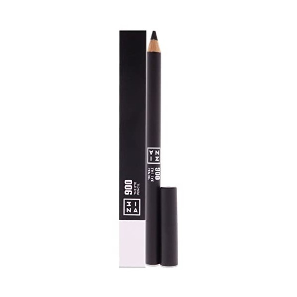 3INA MAKEUP - Vegan - The Eye Pencil 900 - Noir - Crayon pour les Yeux - Formule Longue Durée - Texture Crémeuse - Couleur In