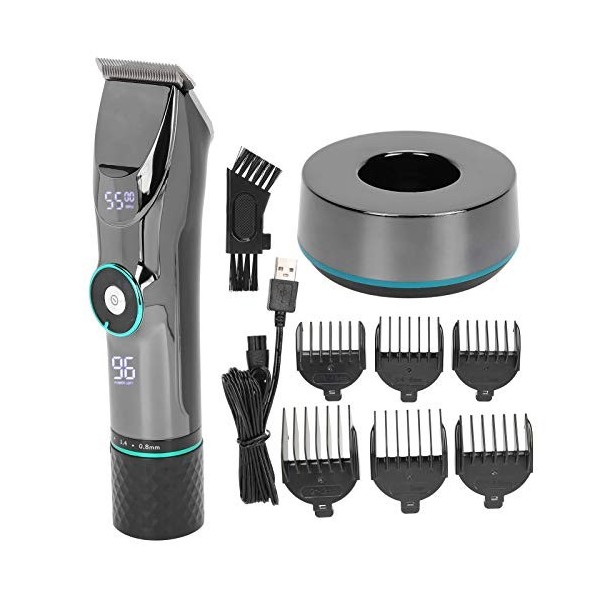 Tondeuse à cheveux pour hommes, kit de coupe et de coupe rechargeable USB pour les têtes, les barbes et le toilettage de tout