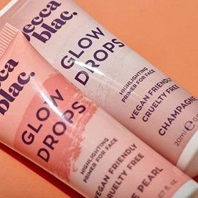 Jecca Blac Rose Pearl Glow Drops, Skin Primer, Lightweight Formula for Longlasting Base Makeup, Illuminates and Prepares Skin