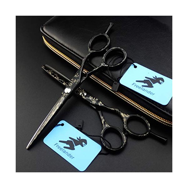 6.0 Pouces Coiffeur Ciseaux Professionnels, Ciseaux De Coupe De Cheveux Kit, Salon De Coiffure Styling Outil 440C en Acier In