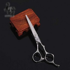 Minicocock Haut de Gamme de 6 Pouces Coiffeur Professionnel, Ciseaux de Coiffure Outils Coiffure Professionnelle Plat Cisaill