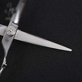 Minicocock Haut de Gamme de 6 Pouces Coiffeur Professionnel, Ciseaux de Coiffure Outils Coiffure Professionnelle Plat Cisaill