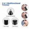 Nose Hair Trimmer For Ears Finisher Men Femme - Tondeuse Du Nez Oreilles Électrique, Rasoir à Nez Électrique Homme Femme, Ton