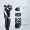 Beard Trimmer Hommes Électrique Shaver Hommes Shaving Machine Tondeuse Rasoir électrique Rechargeable Color : Black Noir 