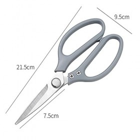 Ciseaux artisanaux de cuisine, ciseaux multifonctionnels for la maison en acier inoxydable, os de poulet, ciseaux manuels