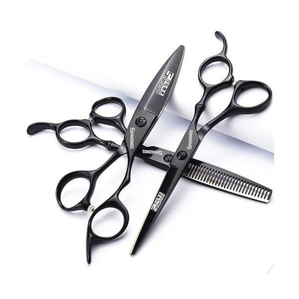 Ensemble de coiffure professionnel de 14 cm avec lames tranchantes, facile à couper, convient pour les barbiers, les salons d