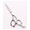 OUYOXI 6 pouces ciseaux de barbier, coiffeur professionnel, ciseaux et ciseaux diluants pour coiffure de salon de coiffure c