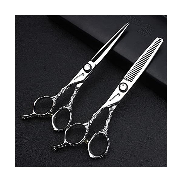 DSXZM Ciseaux De Coupe De Cheveux Professionnels, Kit De Coiffure À Gauche, Cisailles De Coiffure pour Coiffure, Salon, Maiso