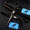 7,0 Pouces Ciseaux Cheveux Set, Ciseaux De Coupe De Cheveux Professionnel Ciseaux Droits Ciseaux Dents Styling Outil, Résis