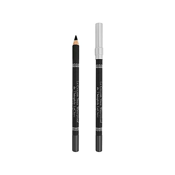 T. LeClerc - Crayons Yeux Waterproof - Teinte 01 Noir Parisien - Formule Vegan - Testé Sous Contrôle Ophtalmologique