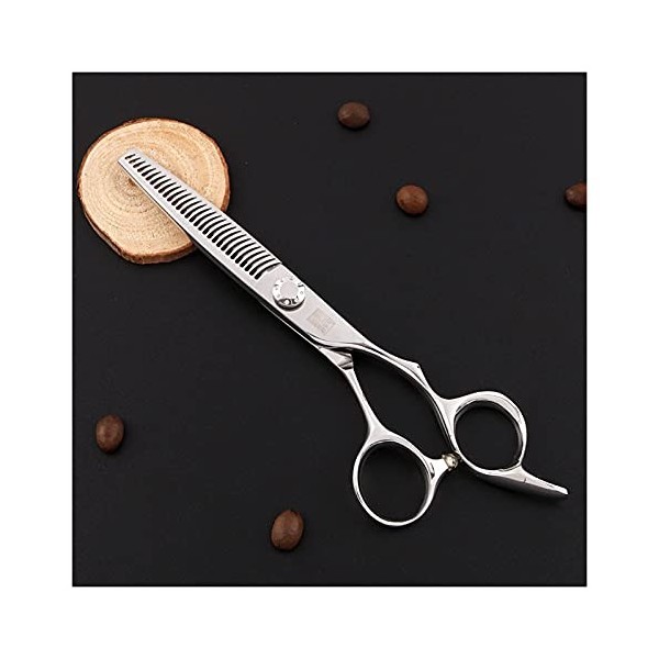 Ciseaux de coiffure, cheveux professionnels à bord de rasoir, cisailles plates, cisailles texturisantes pour ciseaux de coupe